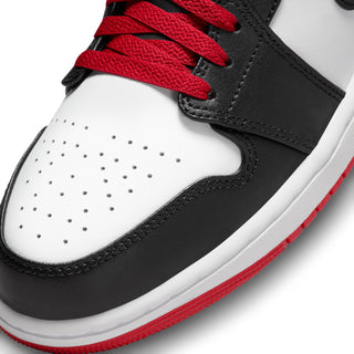 Men's Air Jordan 1 Mid - White/Gym Red