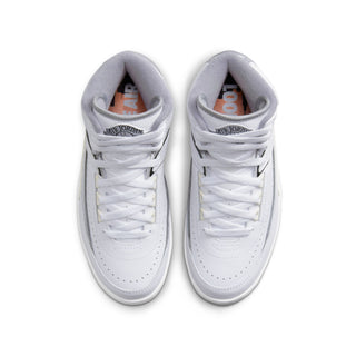 Grade School Air Jordan 2 Retro - White/Cement Grey