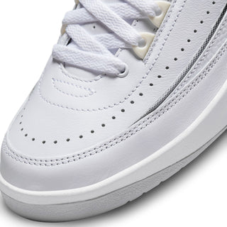 Grade School Air Jordan 2 Retro - White/Cement Grey