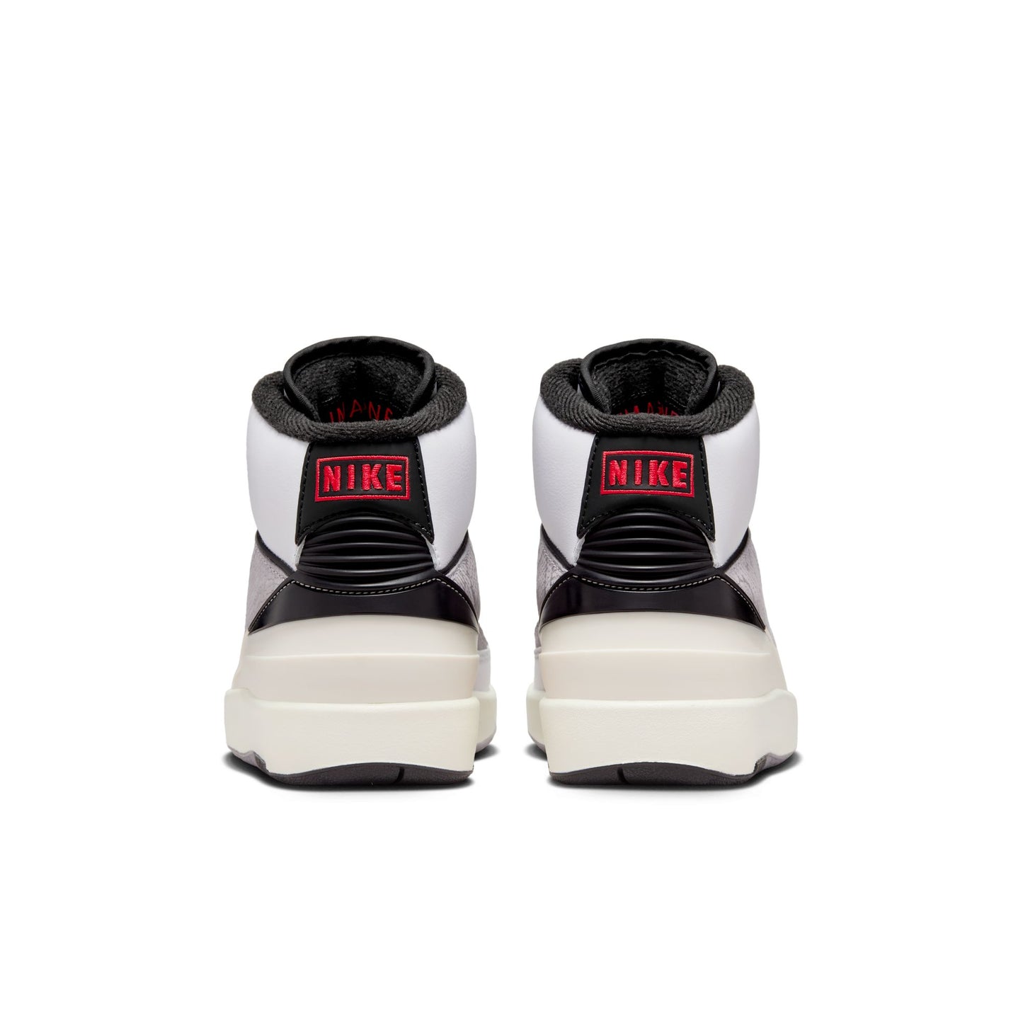 Big Kid's Air Jordan 2 Retro - "White/Fire Red"