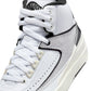 Big Kid's Air Jordan 2 Retro - "White/Fire Red"