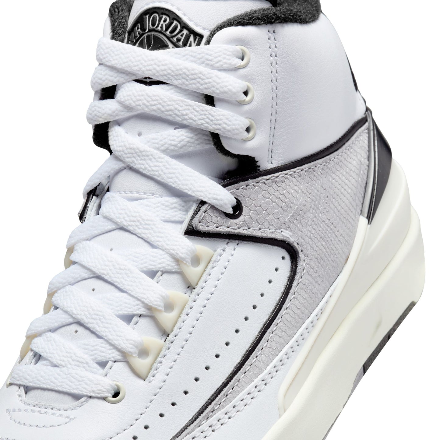 Big Kid's Air Jordan 2 Retro - "White/Fire Red"