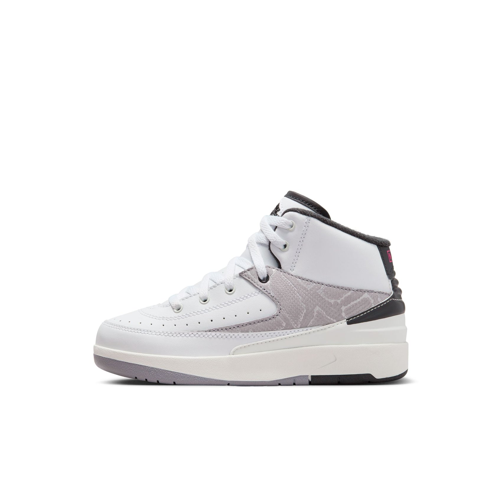 Little Kid's Jordan 2 Retro - "White/Fire Red"