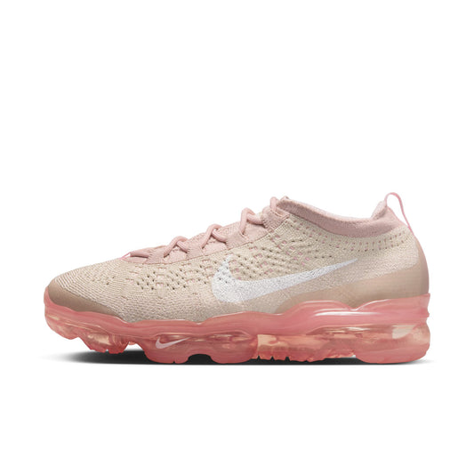 Women's Nike Air VaporMax 2023 Flyknit - Oatmeal/Pink