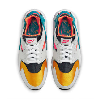 Men's Nike Air Huarache - Pure Platinum/Bright Crimson