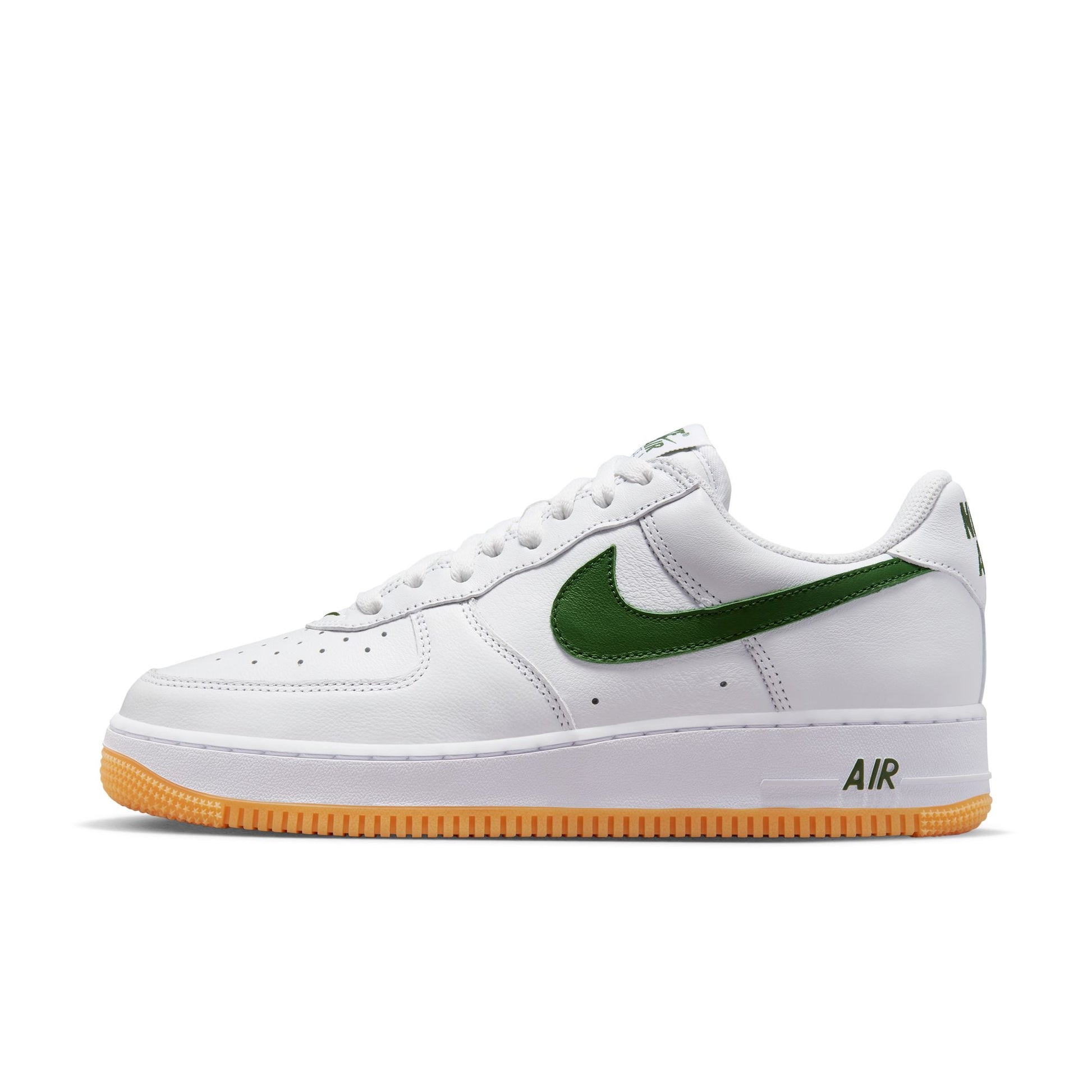 Men's Nike Air Force Low Retro QS Forest Green/Gum Yellow