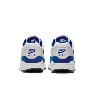Men's Nike Air Max 1 - White/Deep Royal Blue