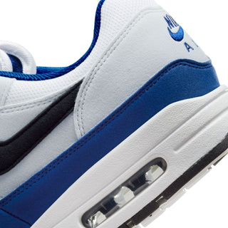 Men's Nike Air Max 1 - White/Deep Royal Blue