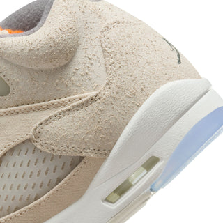 Grade School Air Jordan 5 Retro SE Craft - LT Orewood/Safety Orange