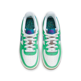 Grade School Nike Air Force 1 LV8 - White/Green Abyss