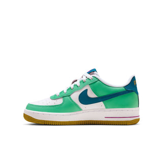 Grade School Nike Air Force 1 LV8 - White/Green Abyss