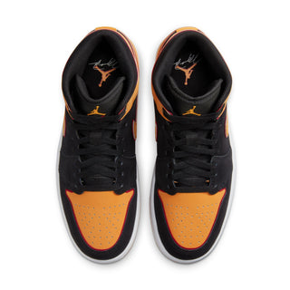 Men's Air Jordan 1 Mid SE - Black/Vivid Orange