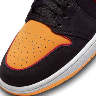 Men's Air Jordan 1 Mid SE - Black/Vivid Orange