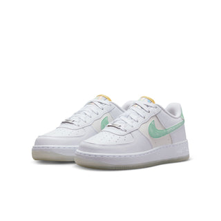 Grade School Nike Air Force 1 LV8 - White/Mint Foam