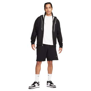 Men's Nike Solo Swoosh Fleece Shorts - "Black/White"