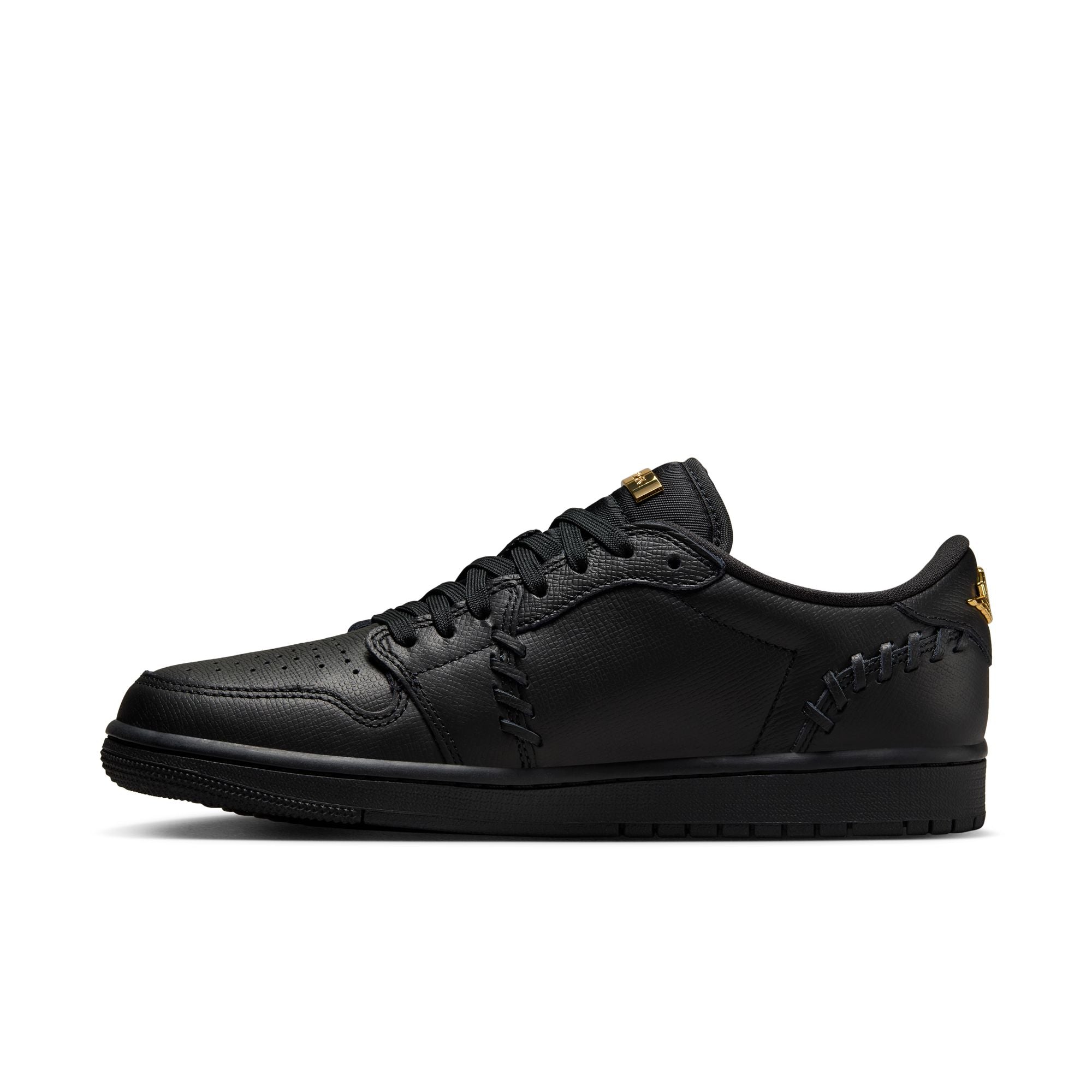 Air jordan 1 low black and gold hot sale