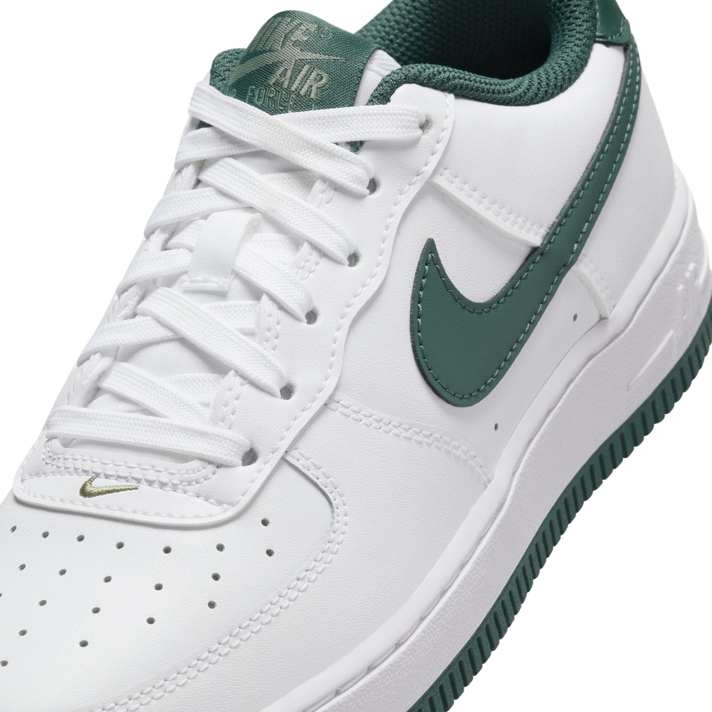 Big Kid's Nike Air Force 1 - "White Vintage Green"