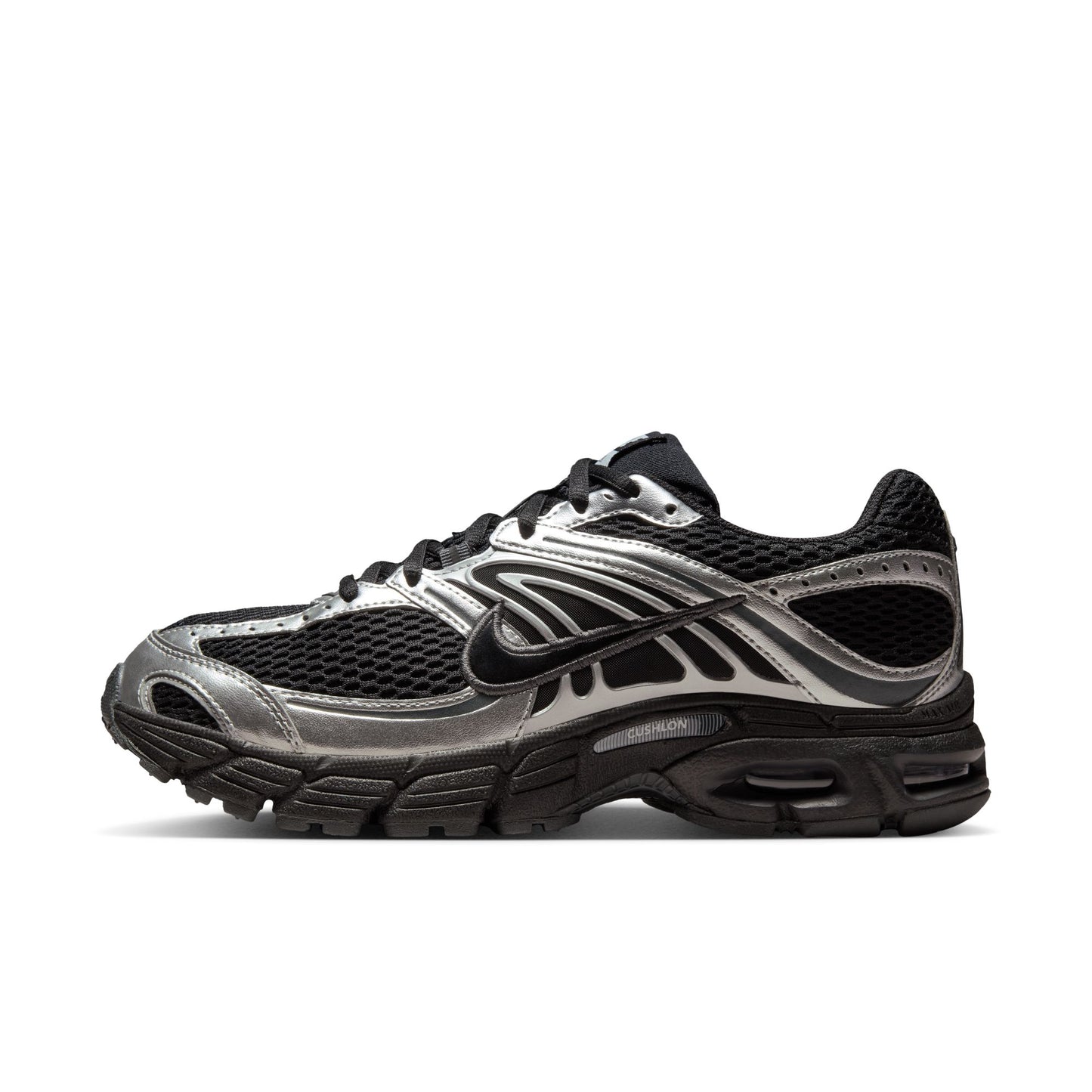 Men's Nike Air Max Metallic Silver - "Black Silver"