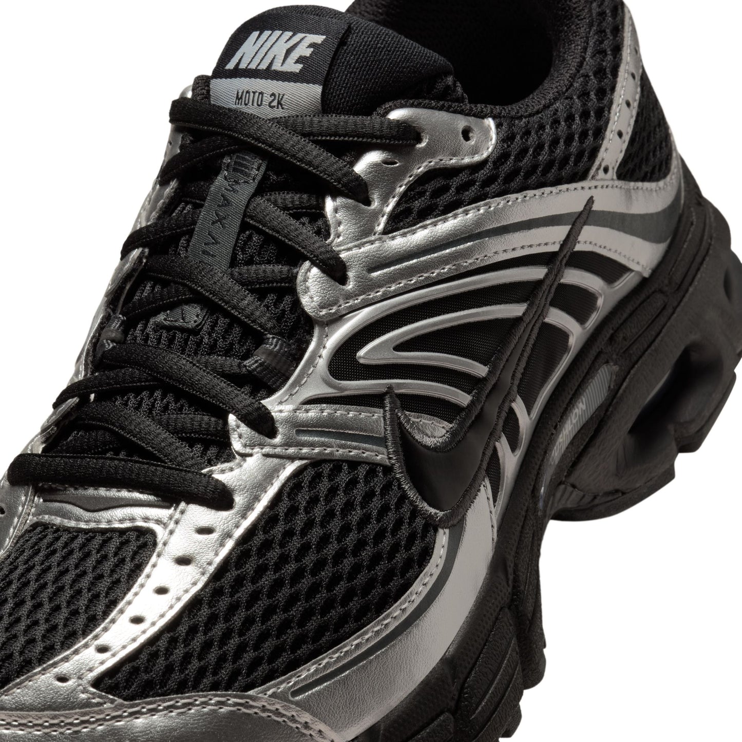 Men's Nike Air Max Metallic Silver - "Black Silver"
