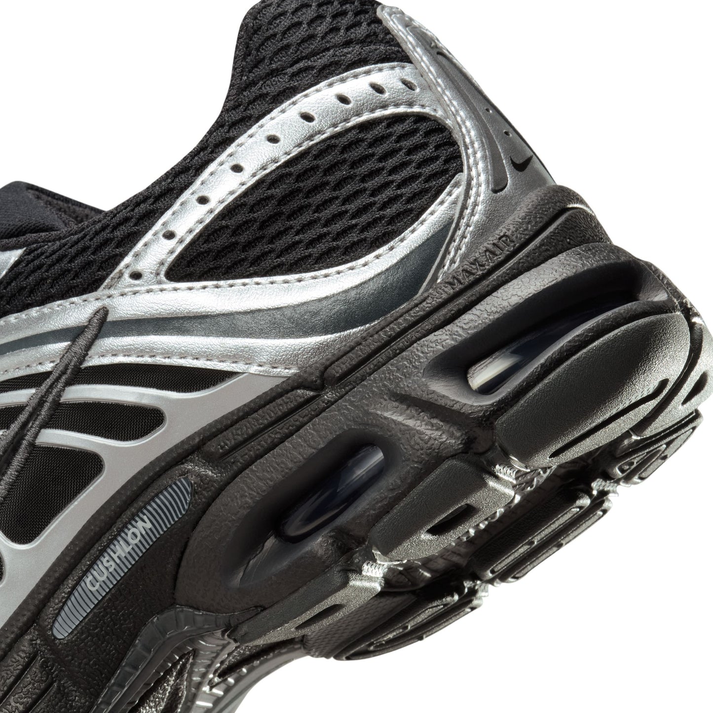 Men's Nike Air Max Metallic Silver - "Black Silver"