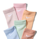 Nike Everyday Elevated Crew Socks (6 Pairs) - "Pastel"