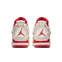 Women's Air Jordan 4 Retro - "Pale Ivory and Tough Red"