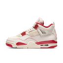 Women's Air Jordan 4 Retro - "Pale Ivory and Tough Red"