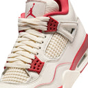 Women's Air Jordan 4 Retro - "Pale Ivory and Tough Red"