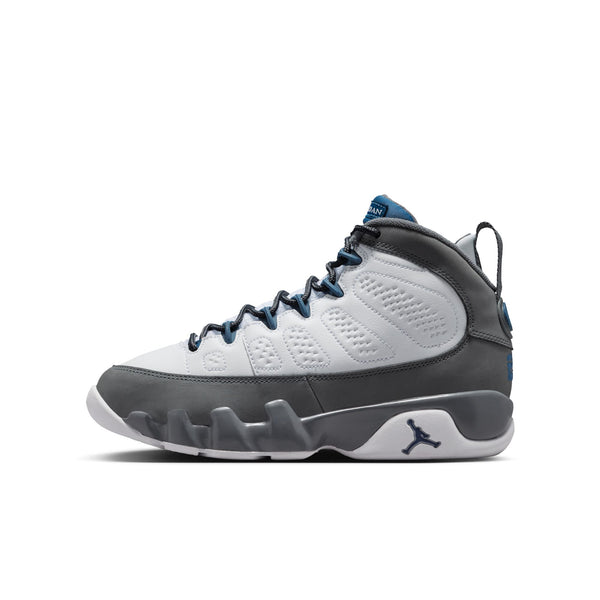 Big Kid's Air Jordan 9 Retro - "Flint Grey & French Blue"
