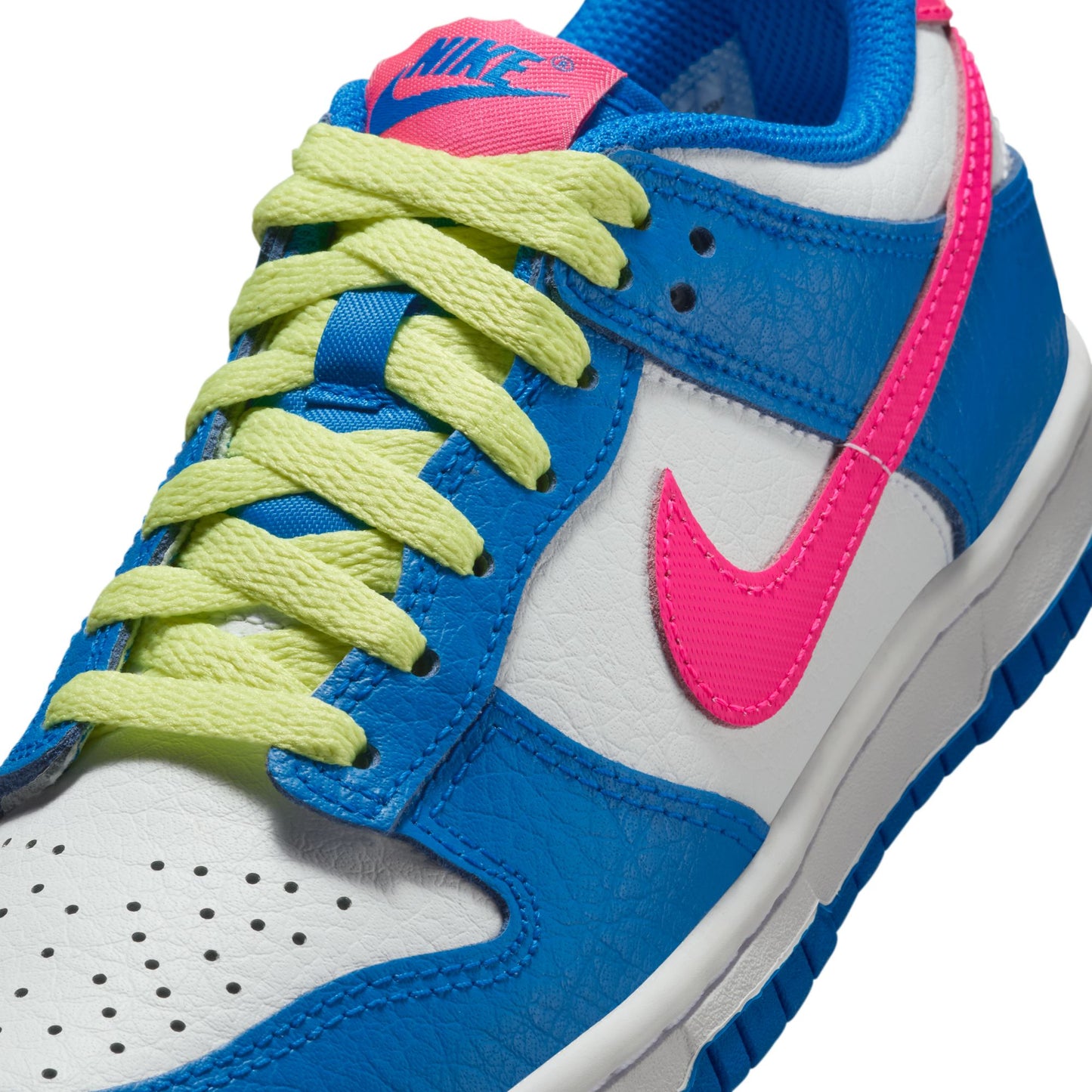 Big Kid's Nike Dunk Low - "Photo Blue/Hyper Pink"
