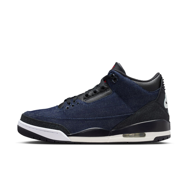 Men's Air Jordan 3 x Levi's - "Indigo and Gym Red"