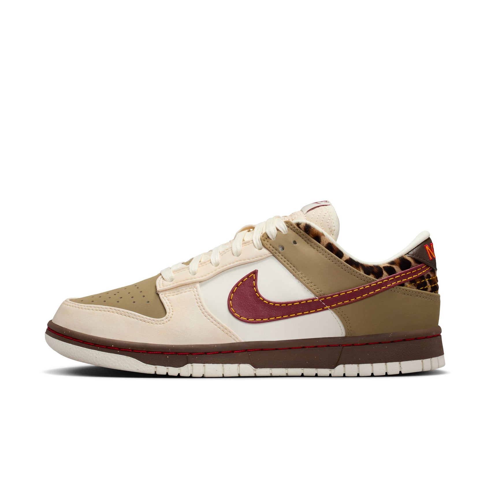 Women's Nike Dunk Low - "Khaki Team Red"