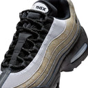 Men's Nike Air Max 95 Big Bubble Leather - "White/Black-Lt Graphite-Light Charcoal"