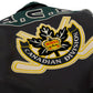 Avirex Canadian Division Premium Leather Hockey Jacket - Espresso