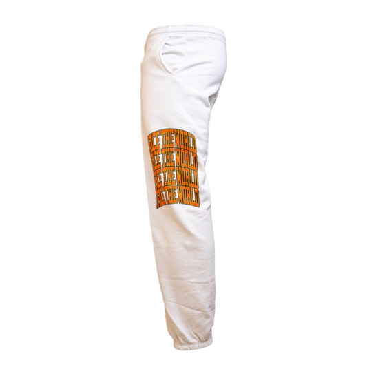 Face The World Vintage Sweats - Cream