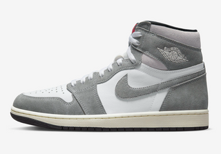 Air Jordan 1 Retro High OG - BLACK/FIRE RED-WHITE-LT SMOKE GREY