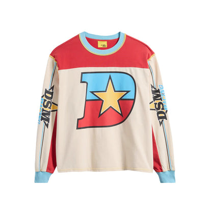 Diet Starts Monday "Supercross" Long Sleeve - "Red/White"