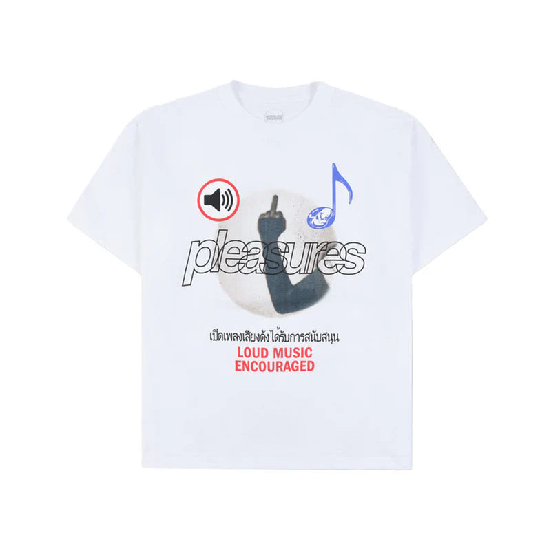 Pleasures Loud Music T-Shirt - White