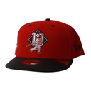 New Era 59Fifty Atlanta Braves "Batter" Fitted - Red/Navy
