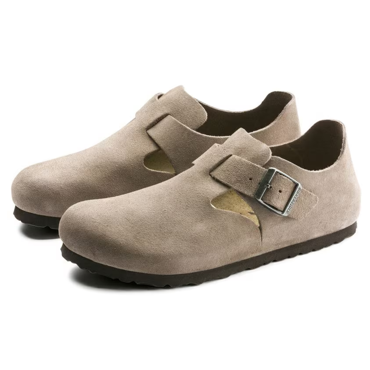 Birkenstock London Suede Leather - "Taupe"