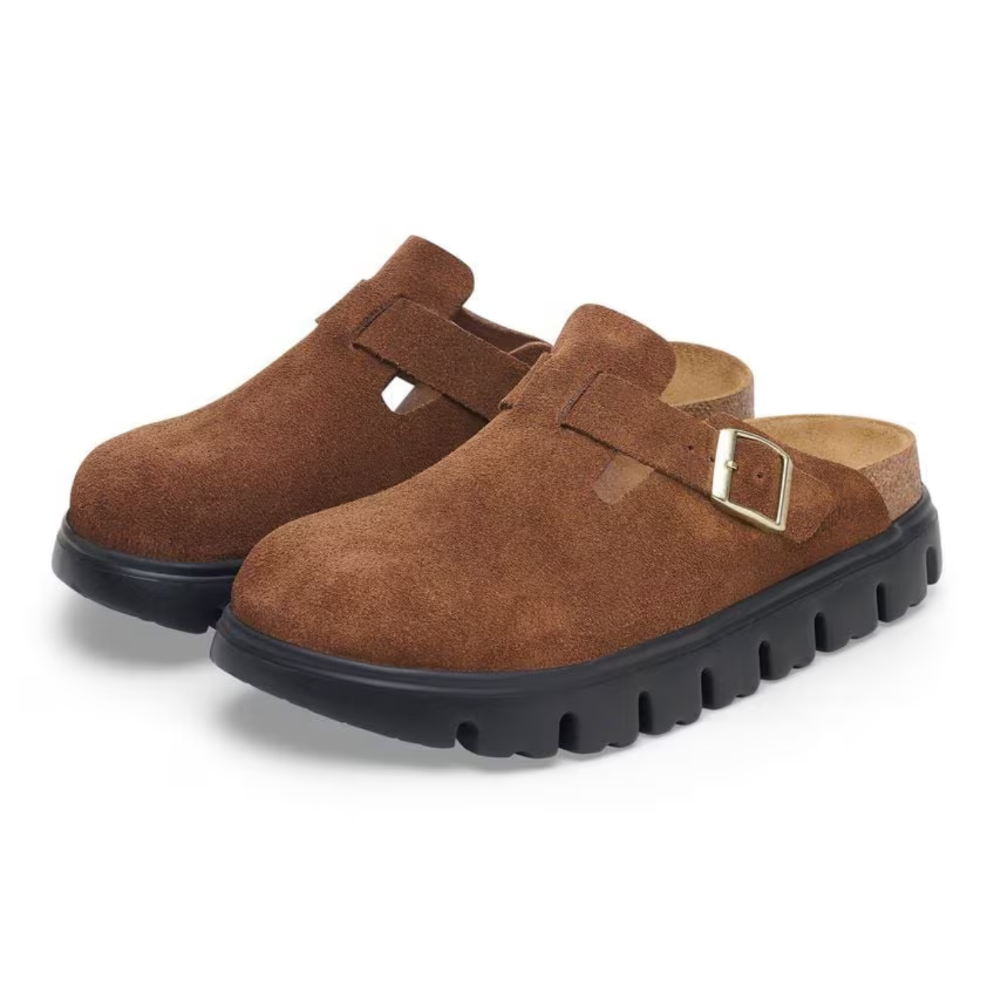 Birkenstock Boston Chunky - "Dark Tea"