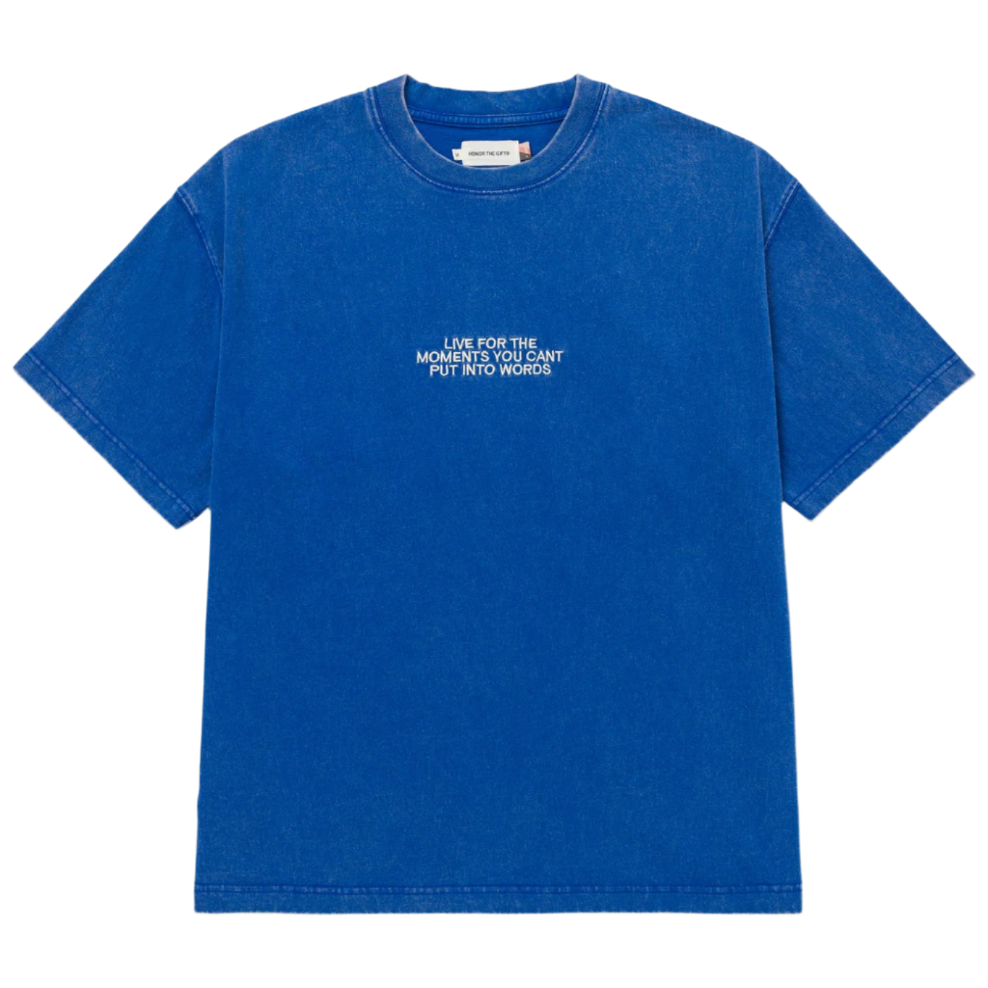 Honor The Gift Live for The Moments Tee - "Blue"