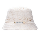 Honor The Gift Friendship Crochet Bucket Hat - "Bone"