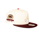 New Era 59Fifty Atlanta Braves "Atlanta-Fulton Stadium" Hat - "Chrome"
