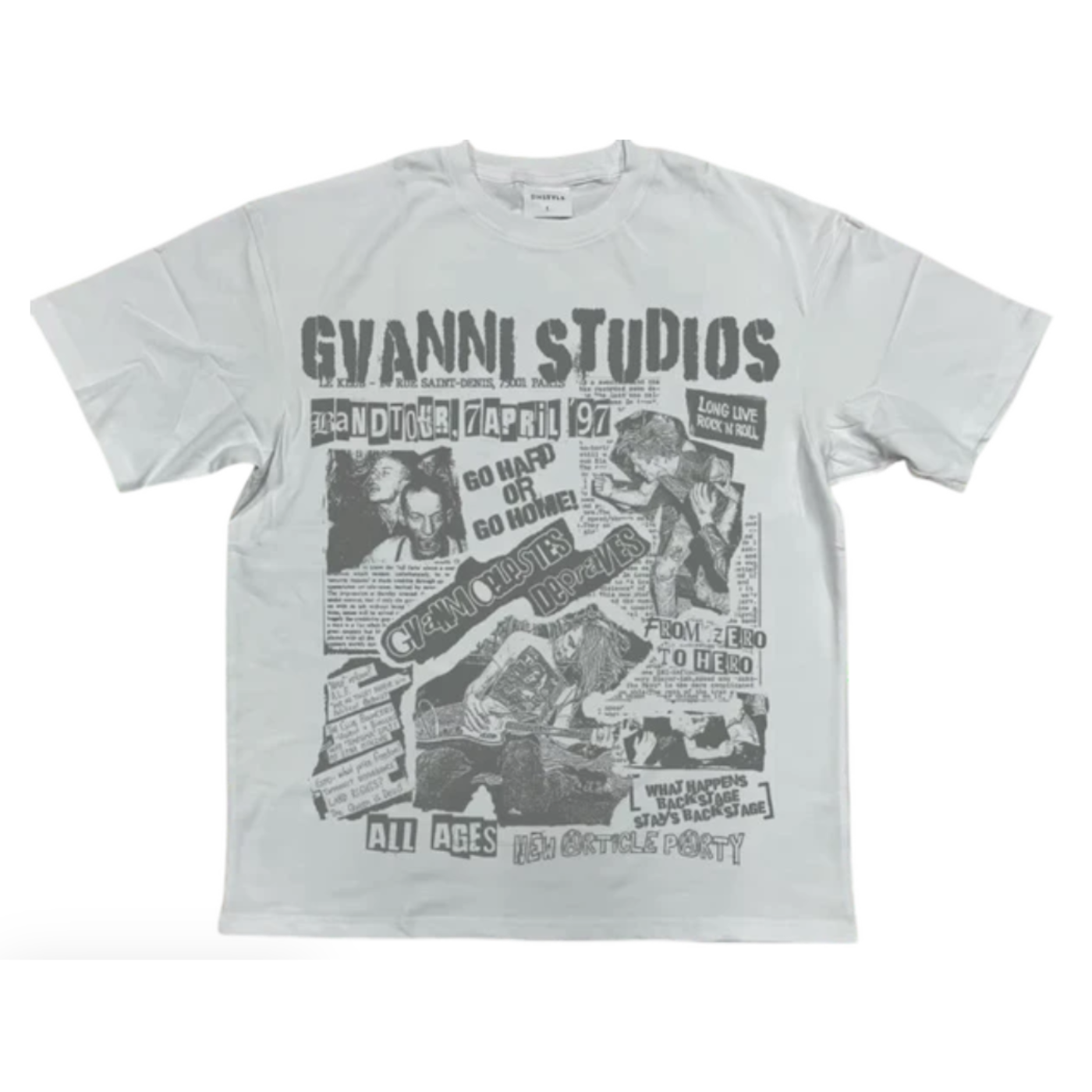 Gvanni "Studios" Tee - "White"