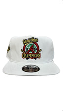 New Era Atlanta Braves 1995 WS Champions Golfer Snapback - White/Gold