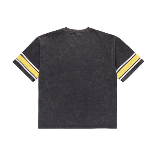 Homme Femme Osaka Rhinestone Tee - Black/Yellow