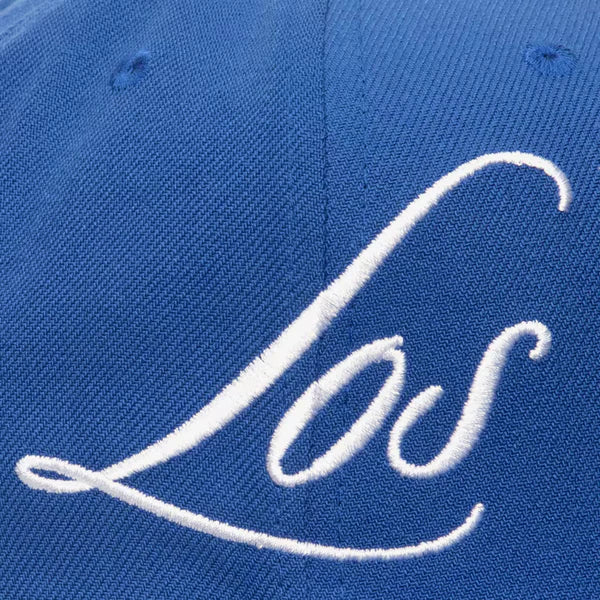 Mitchell & Ness x Just Don Los Angeles Dodgers Script Hat - Royal Blue
