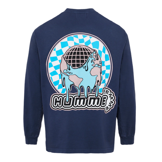 Homme Femme HF Global Long Sleeve - Navy Blue