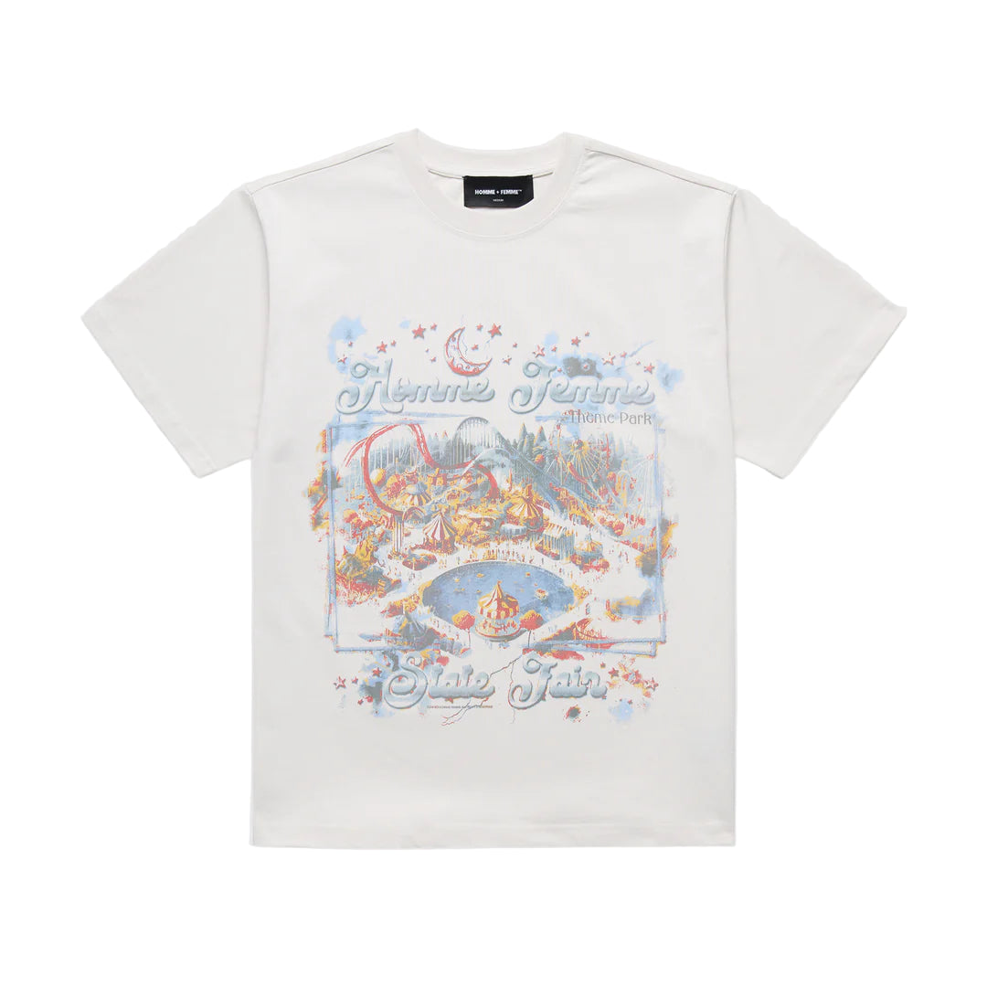 Homme Femme Carnival Tee - White